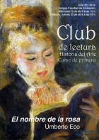 Club de Lectura Historia del Arte. Curso de primero. "El nombre de la rosa" de Umberto Eco