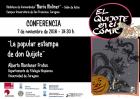 Conferencia: "La popular estampa de Don Quijote", en la Biblioteca María Moliner