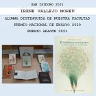 Exposición en homenaje a la Dra. Irene Vallejo Moreu (del 12 al 22 de abril del 2021)