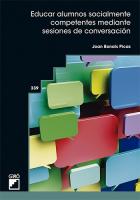 "Educar alumnos socialmente competentes mediante sesiones de conversación". Libro del mes en el Biblioteca de la Facultad de Educación