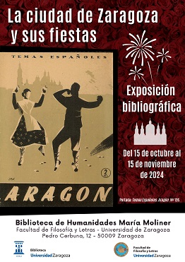 Cartel de la Exposición La ciudad de Zaragoza y sus fiestas