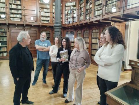 Ferran Adrià en la Biblioteca General Histórica de la Universidad de Zaragoza