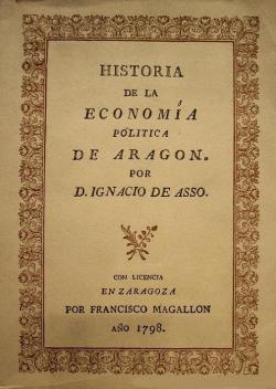 Ignacio Jordán de Asso_Historia de la economía política de Aragón