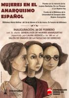 Exposición “Mujeres en el anarquismo español” (del 28 de febrero al 14 de marzo del 2019)