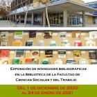 Exposición de novedades bibliográficas en la Biblioteca de la Facultad de Ciencias Sociales y del Trabajo