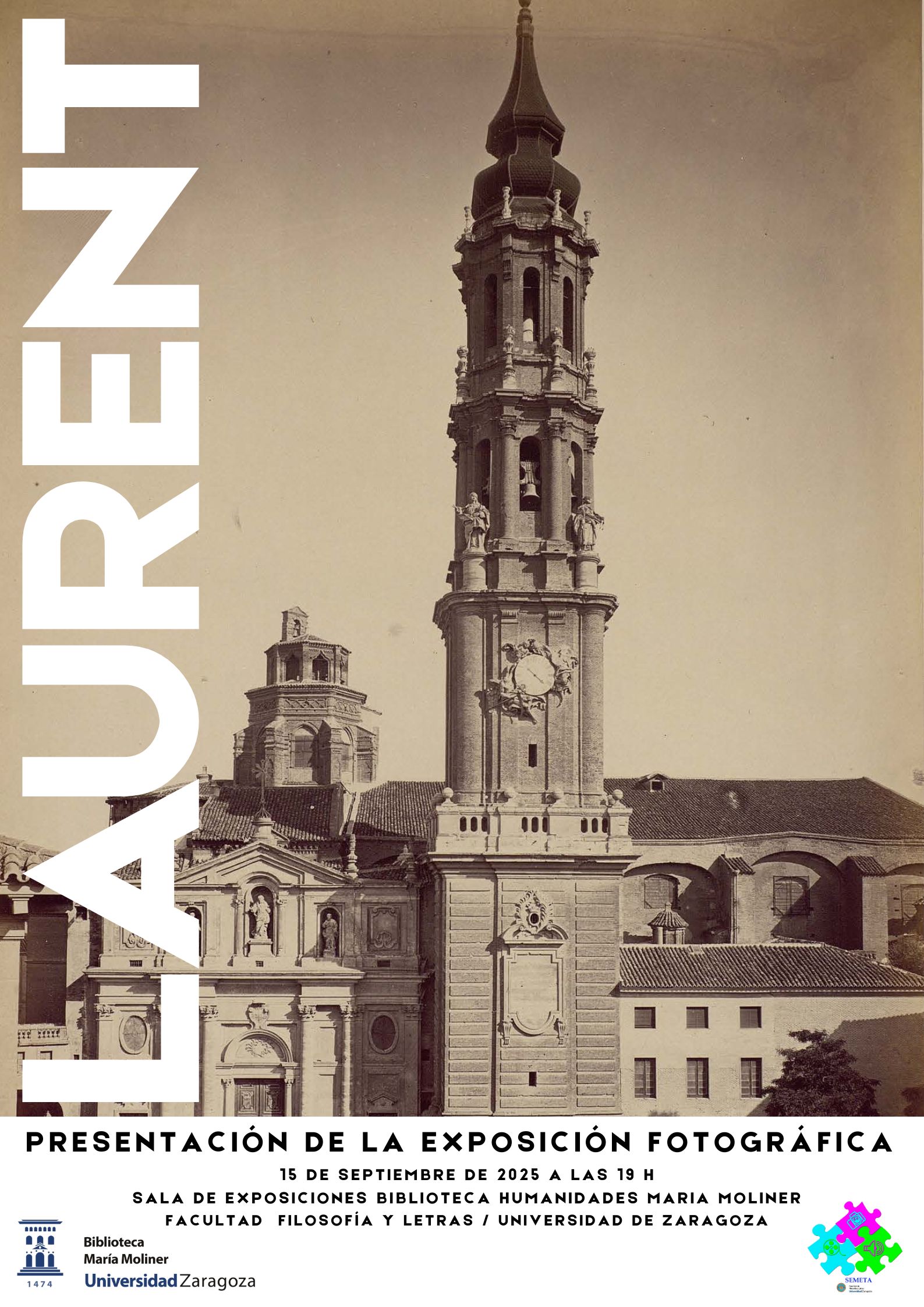 Cartel Exposición Fotográfica Laurent