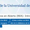Nueva biblioguía de la BUZ sobre Recursos Educativos en Abierto (REA)