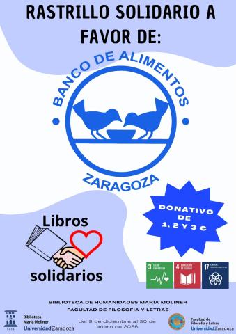 Campaña de Libros solidarios en la Biblioteca de Humanidades María Moliner