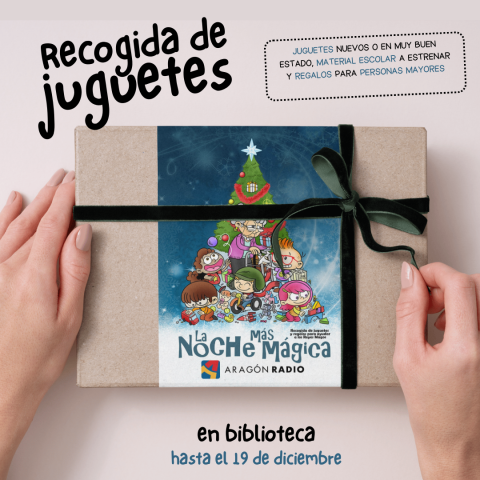 La Biblioteca de la EPS punto de recogida de la Campaña Solidaria "La noche más mágica" de Aragón Radio La Biblioteca de la EPS punto de recogida de la Campaña Solidaria "La noche más mágica" de Aragón Radio